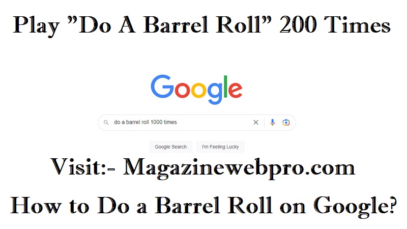 Play Do A Barrel Roll x200 on Google